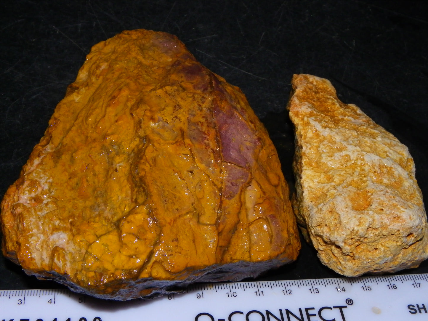 2  Larger Rough Boulder Opal Specimens 4698cts Queensland Australia Blue/Green Fires