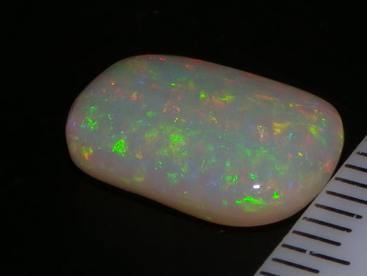 Nice Quality Lambina Crystal Opal Cab 3.45cts Multicolour Light Crystal Fires Australia