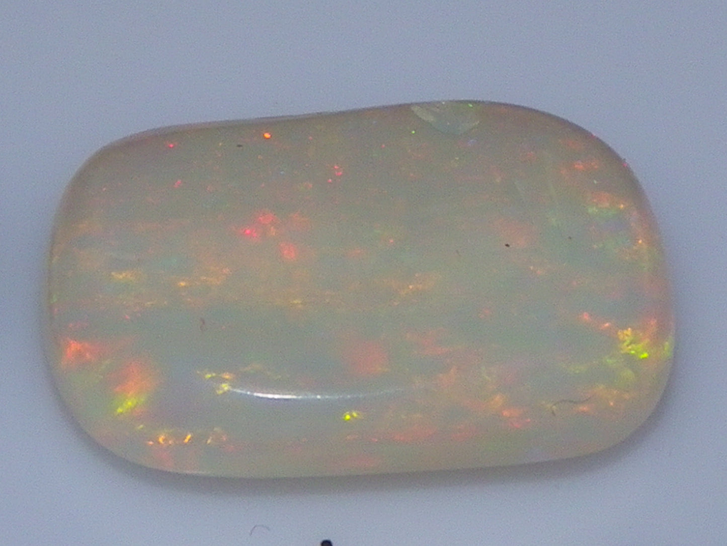 Nice Quality Lambina Crystal Opal Cab 3.45cts Multicolour Light Crystal Fires Australia