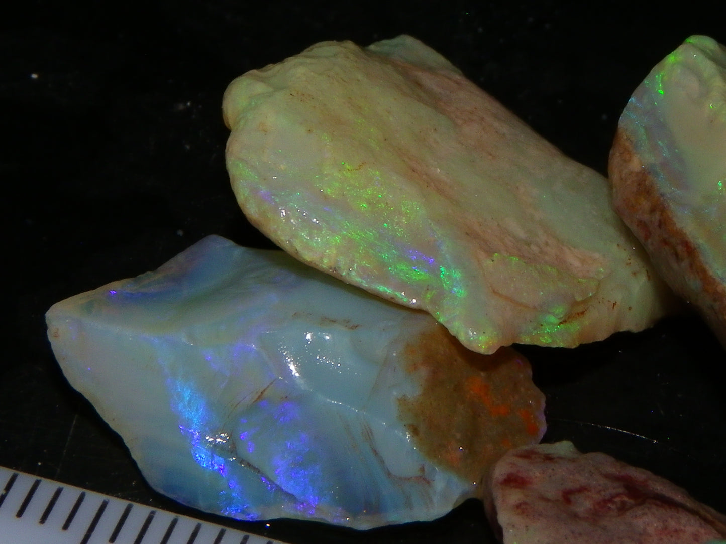 Nice Rough Crystal/Seam Opal Parcel 78.6cts Coober Pedy Australia  :)