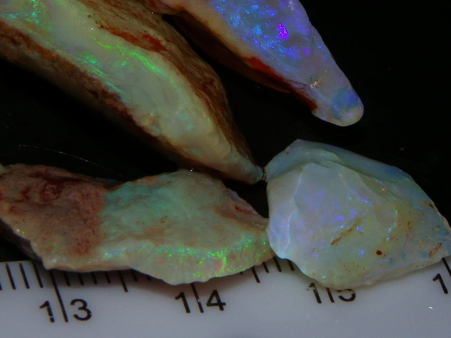 Nice Rough Crystal/Seam Opal Parcel 78.6cts Coober Pedy Australia  :)