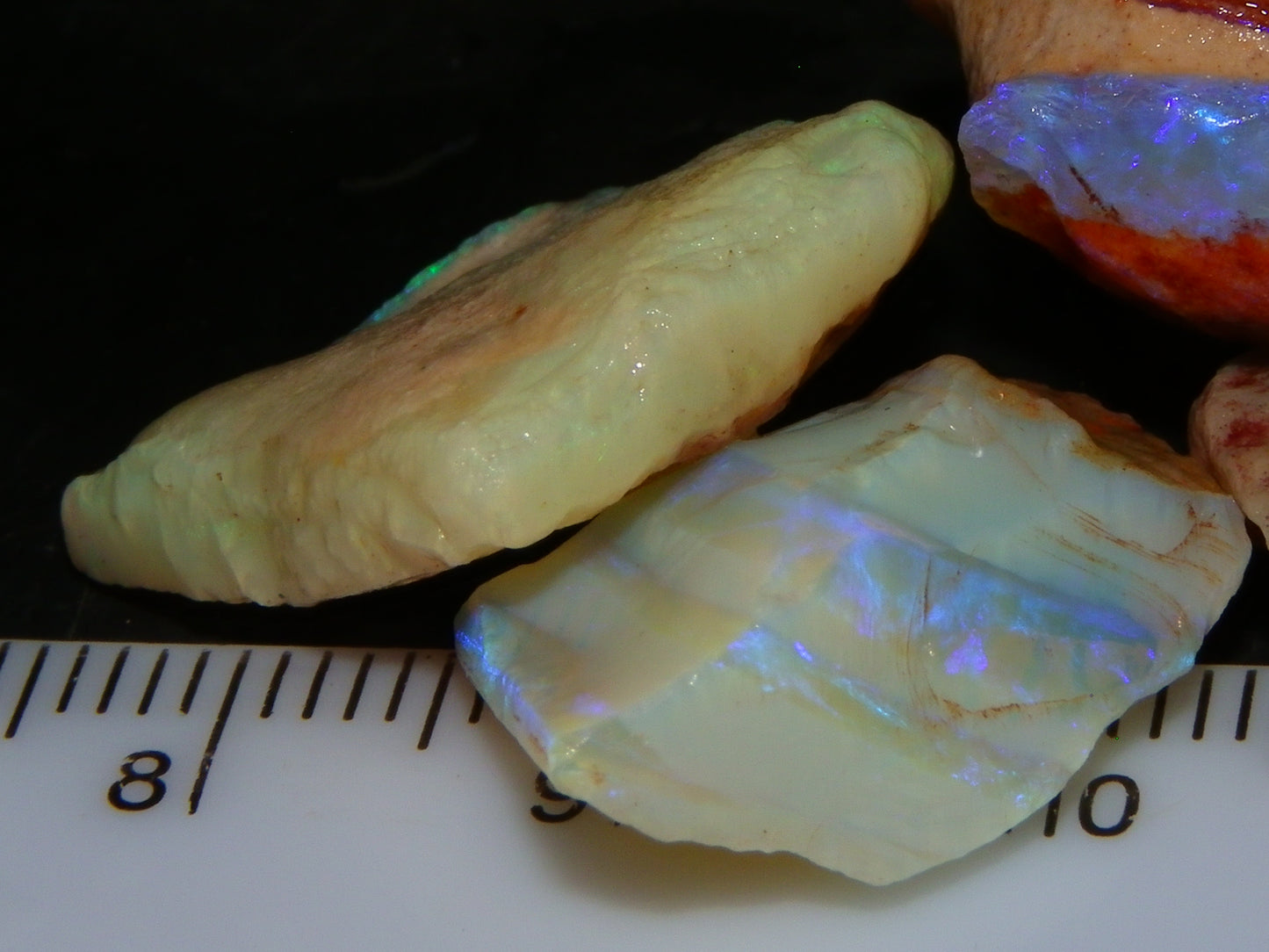 Nice Rough Crystal/Seam Opal Parcel 78.6cts Coober Pedy Australia  :)