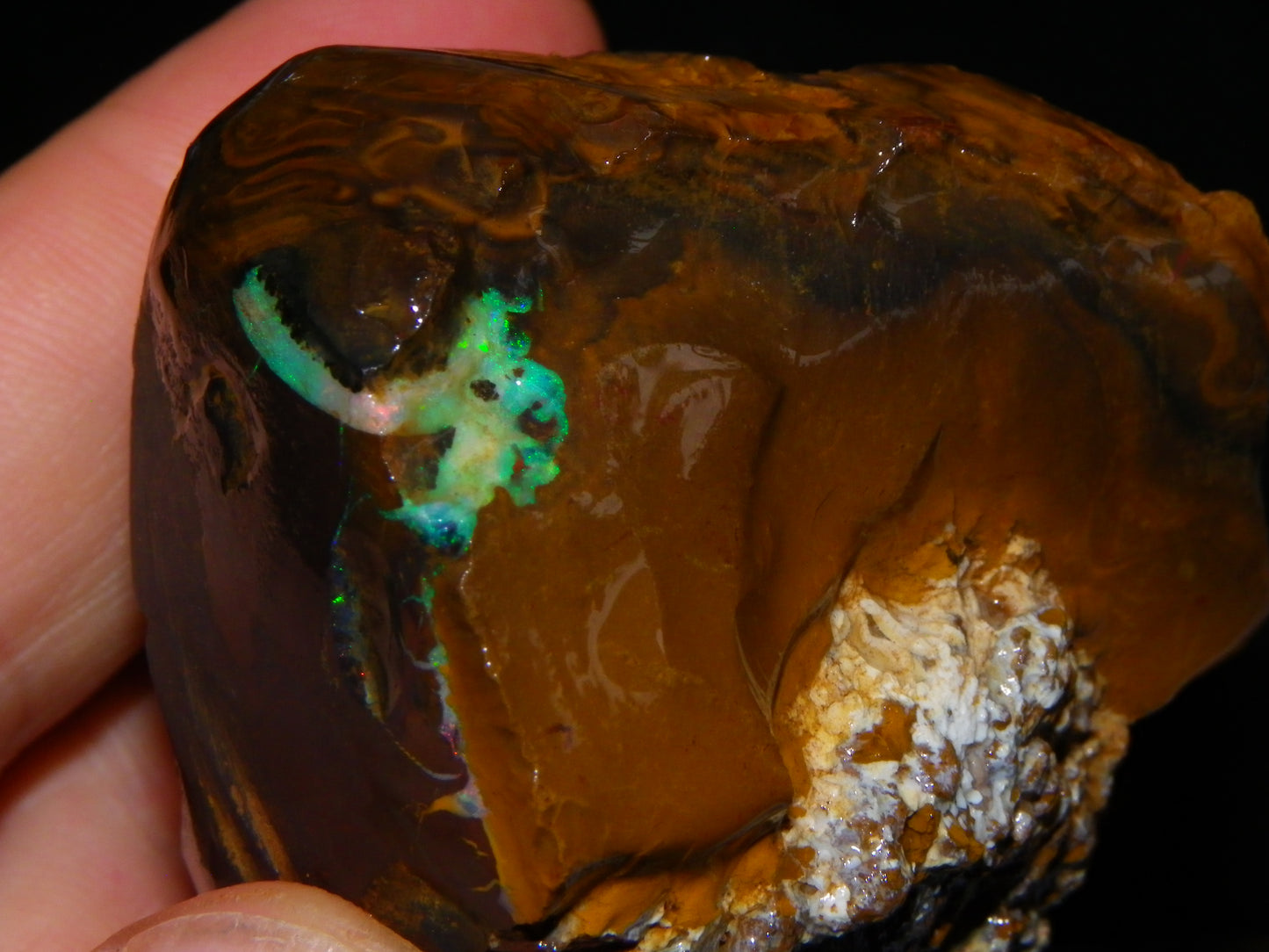 Nice Rubbed/Rough/Sliced Boulder Opals 1385cts Some Veins/Fires Green/Blues