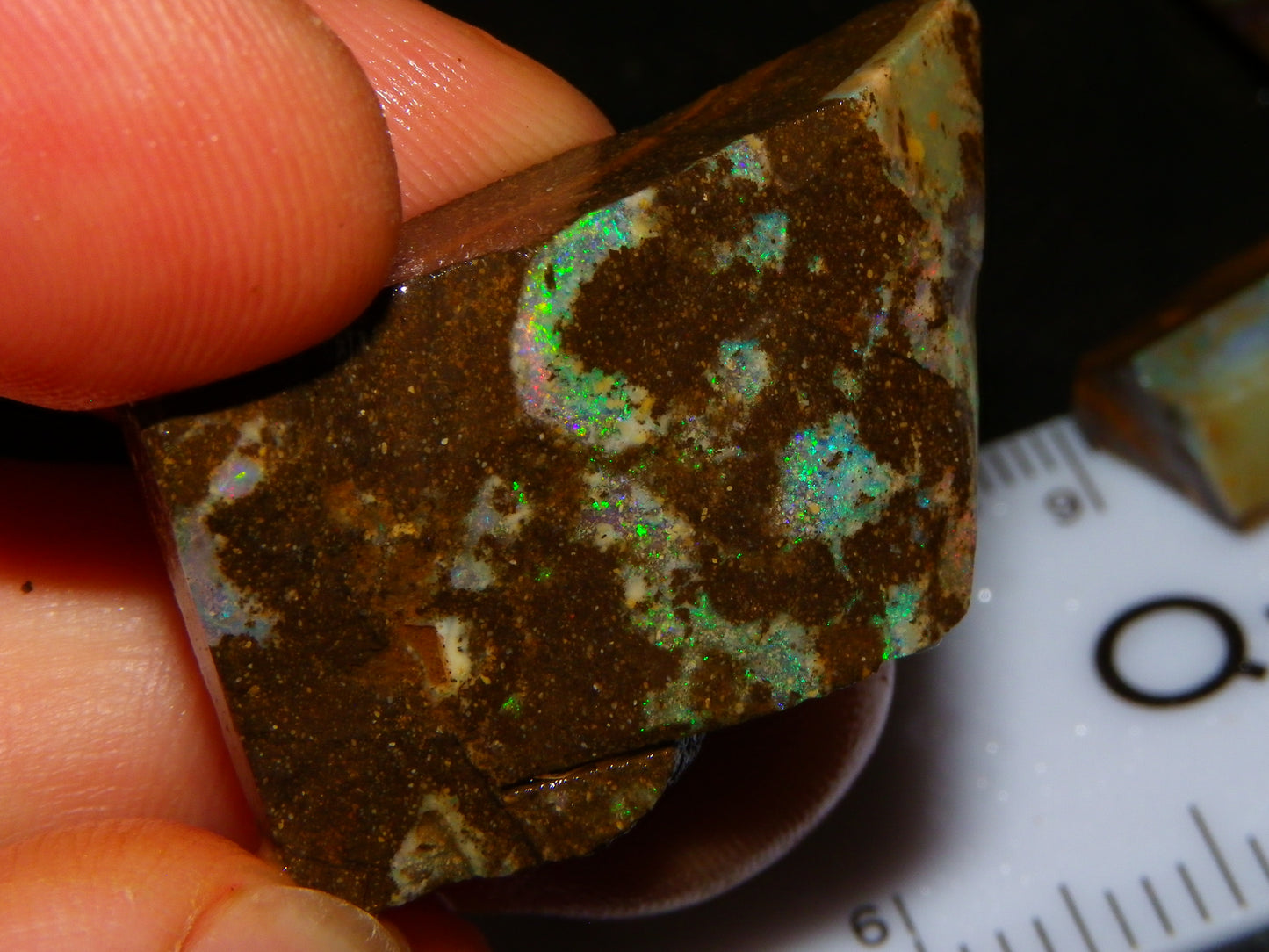 Nice Rubbed/Rough/Sliced Boulder Opals 1385cts Some Veins/Fires Green/Blues