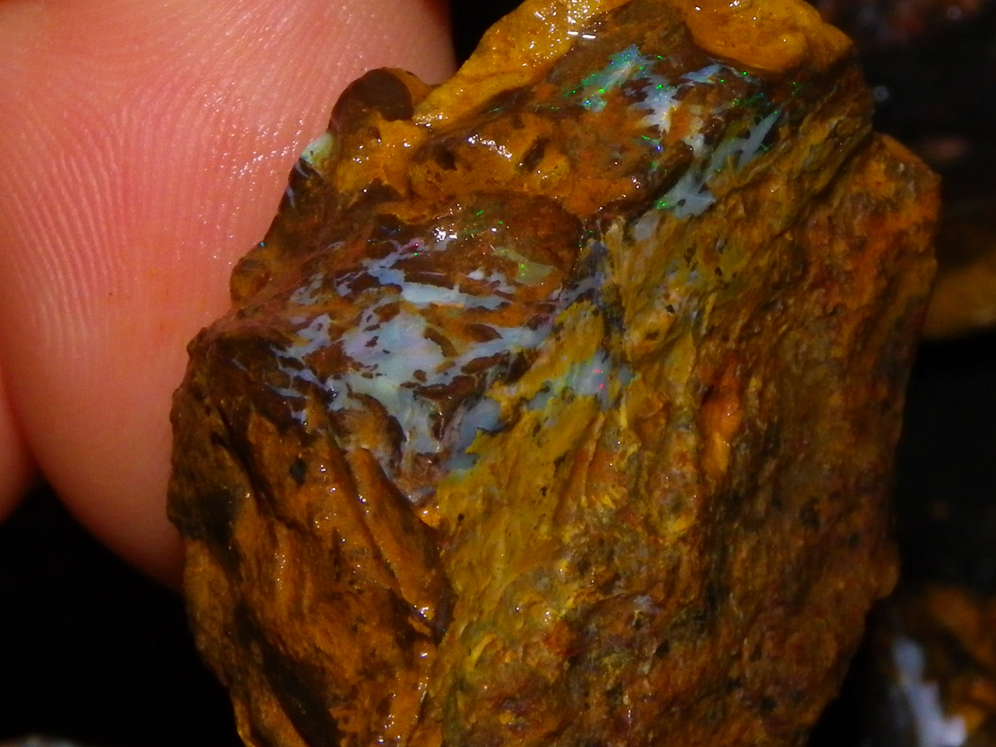 Nice Queensland Koroit Opal Rough Parcel 4445cts Some Fires/Patterns/specimens