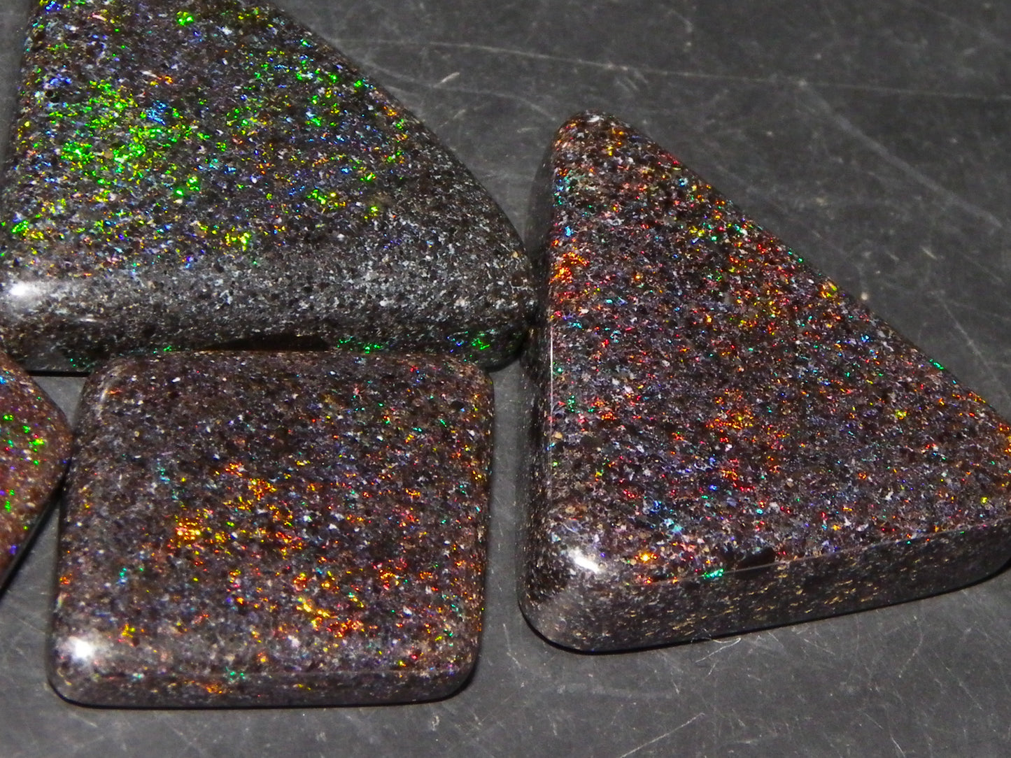 4 Nice Andamooka Matrix Opal Cab/Polished/Treated 42.2cts