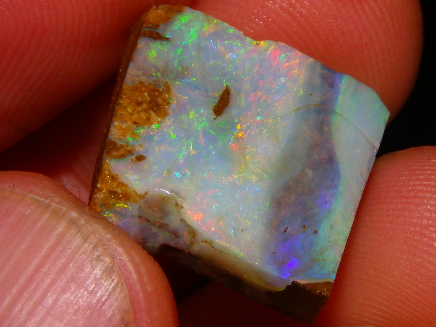 Nice Rough/Rubbed/Sliced Boulder Opal Parcel 113.4cts Queensland Australia Au