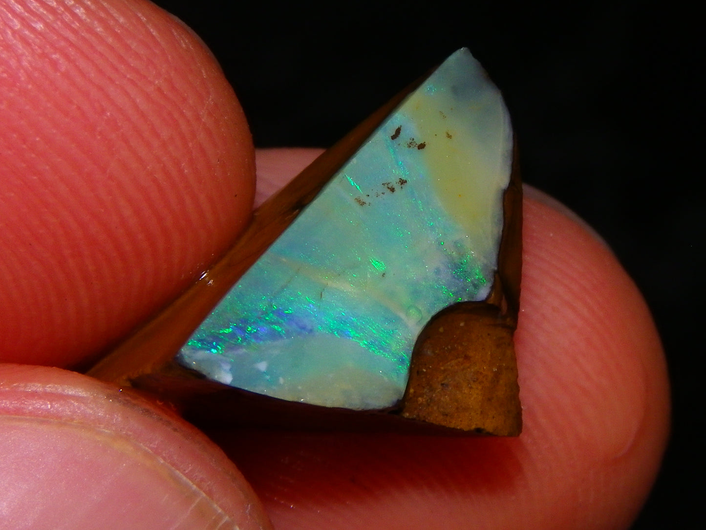 Nice Rough/Rubbed/Sliced Boulder Opal Parcel 113.4cts Queensland Australia Au