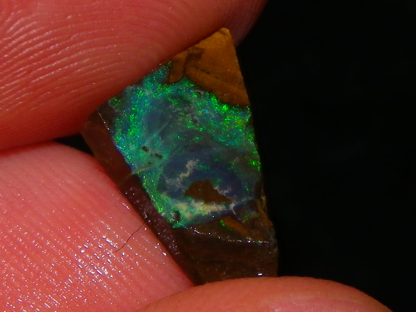 Nice Rough/Rubbed/Sliced Boulder Opal Parcel 113.4cts Queensland Australia Au