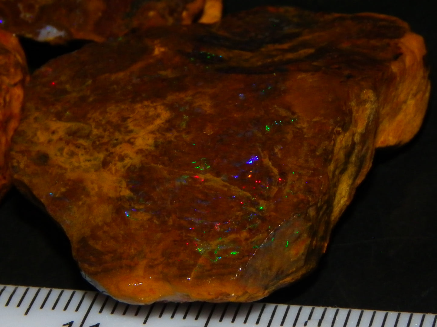 Nice Queensland Matrix Opal Parcel 310cts red/Green/Blue Fires Ironstones