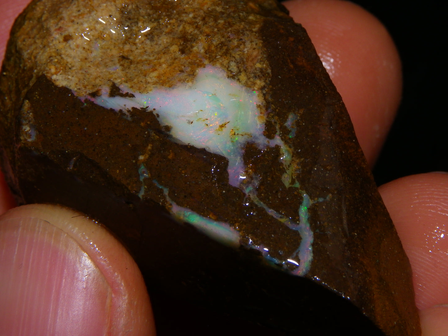 Nice Boulder Opal Rough/Sliced Parcel 757cts Queensland Australia :)