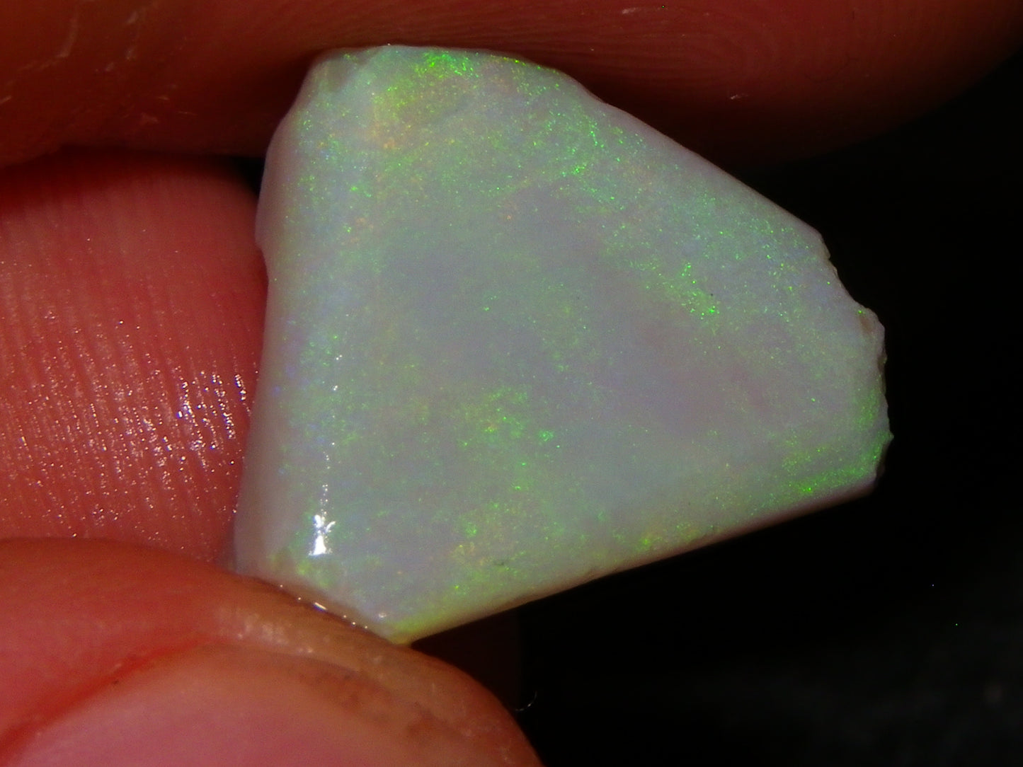 5 Nice Rubbed Lightning Ridge Opals 22cts Fires/Patterns Australia Mixed Base :)