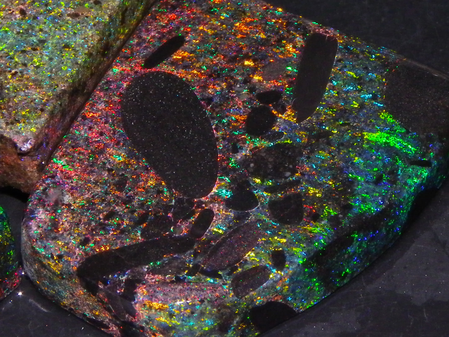 Nice Quality Andamooka Matrix Opal Parcel 238.5cts Multicolour Fires Australia :)