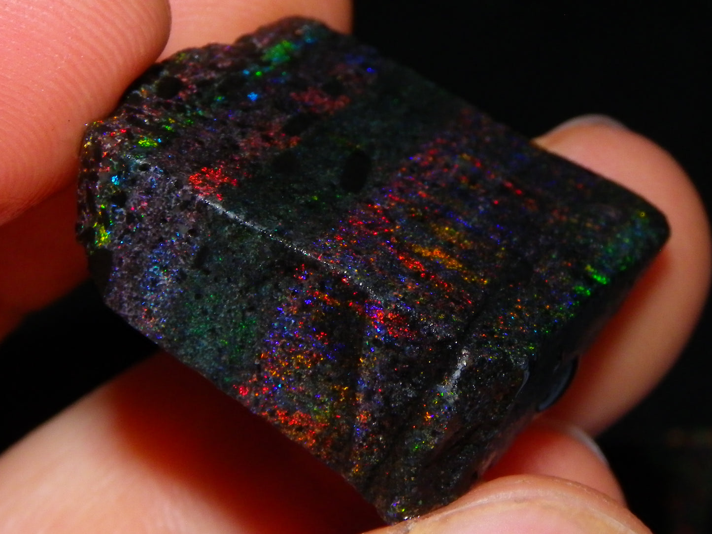 Nice Quality Andamooka Matrix Opal Parcel 238.5cts Multicolour Fires Australia :)