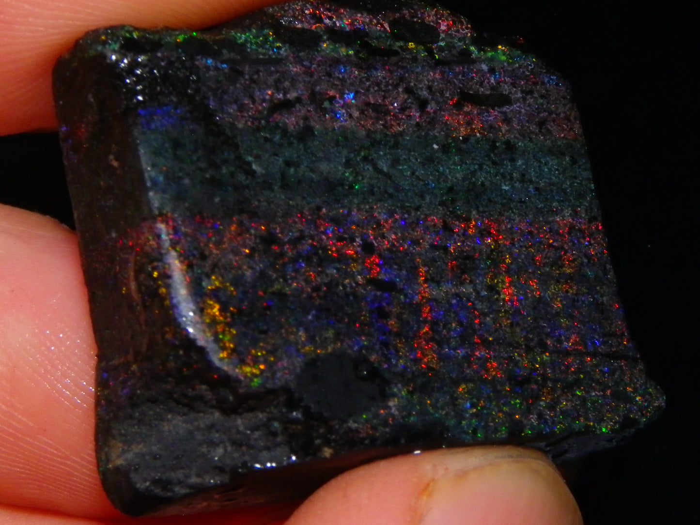 Nice Quality Andamooka Matrix Opal Parcel 238.5cts Multicolour Fires Australia :)