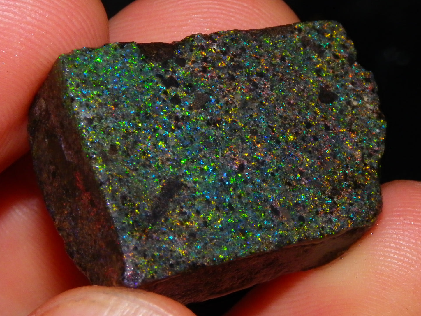 Nice Quality Andamooka Matrix Opal Parcel 238.5cts Multicolour Fires Australia :)