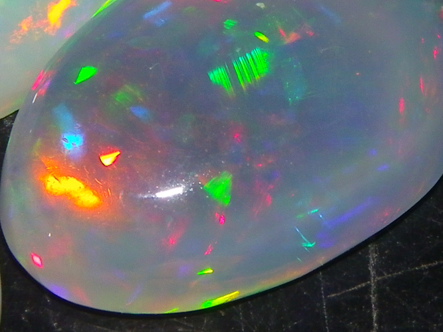 5 Nice Cut/Polished Ethiopia welo Crystal Opals 13.84cts Multicolour Fires