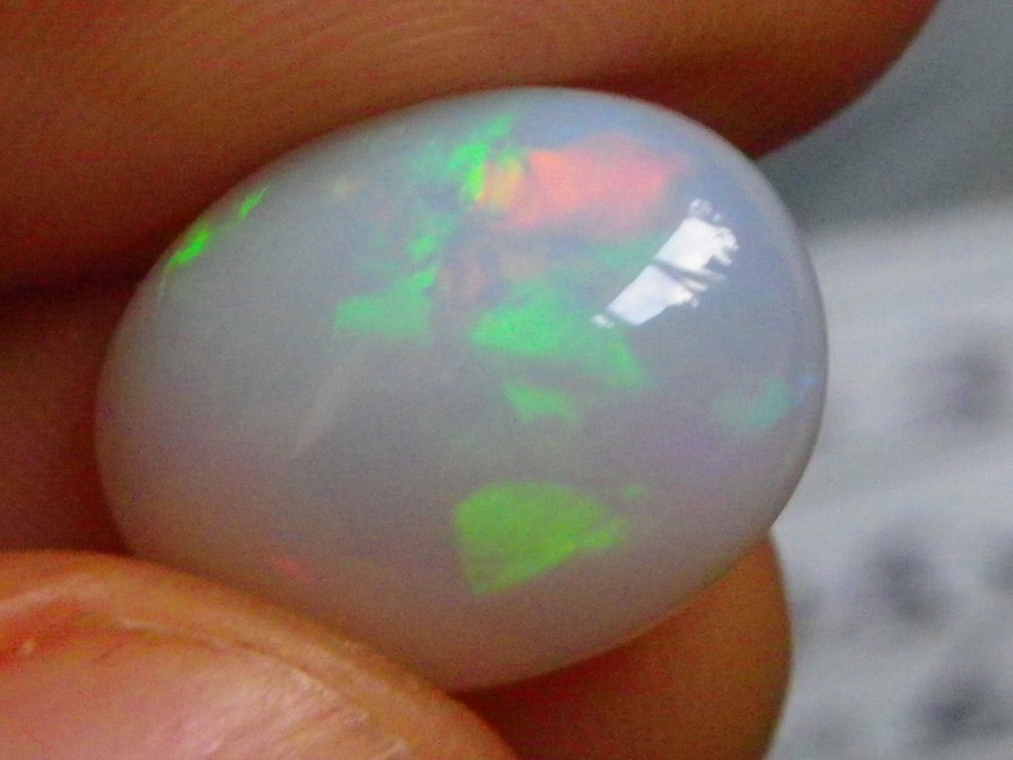 2 Nice Cut/Polished Welo Crystal Opals 14.19cts Blue/Green/Gold Fires Ethiopia