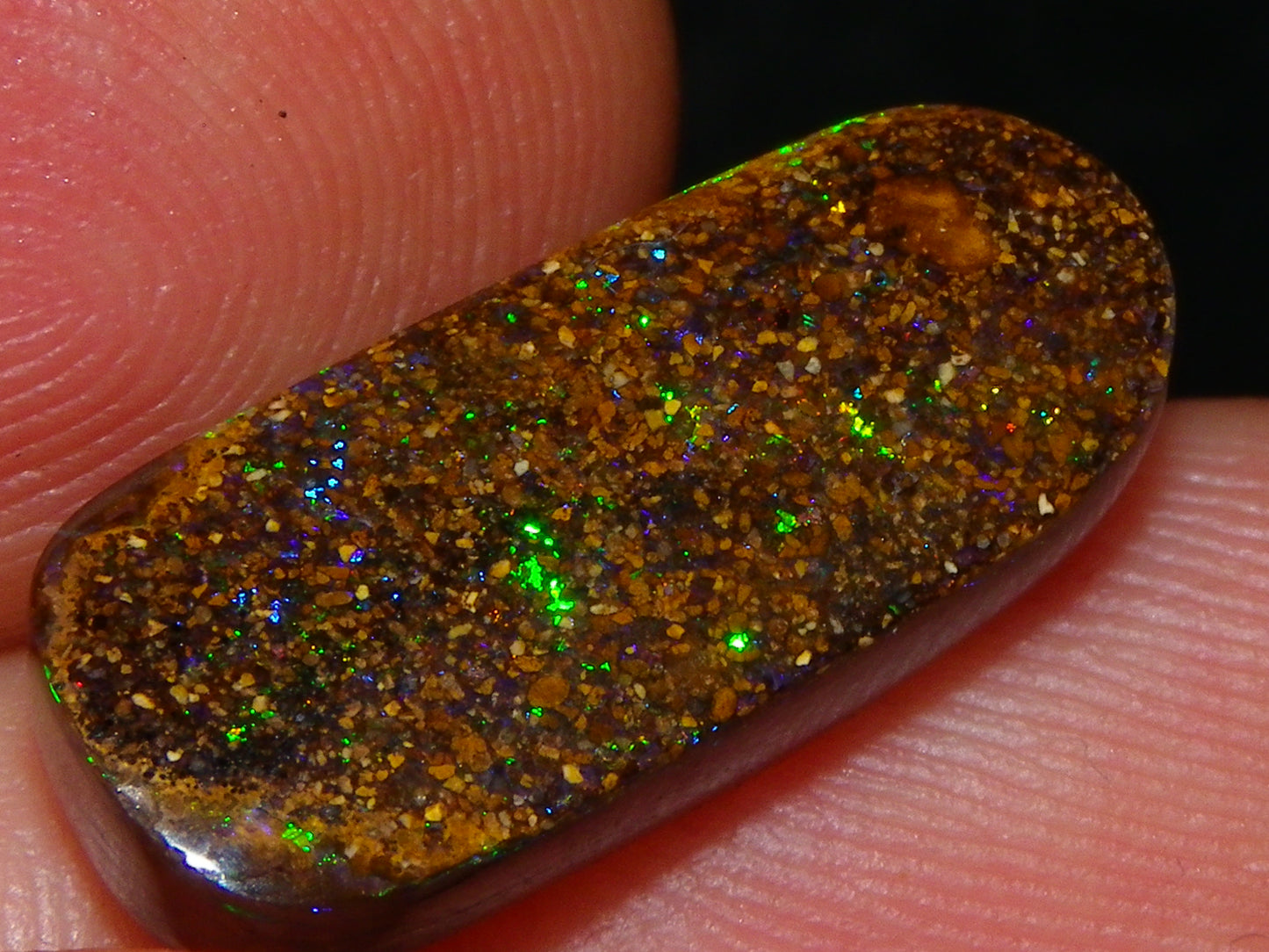 16 Cut/Polished Boulder/Koroit/Matrix Opal Cabs 192.5cts Fires/Patterns Australia
