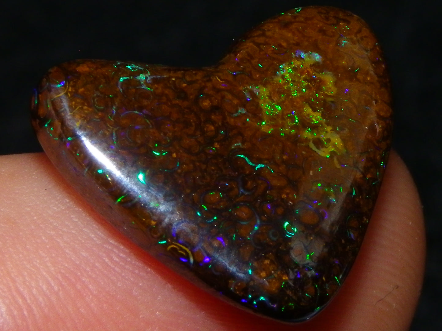 16 Cut/Polished Boulder/Koroit/Matrix Opal Cabs 192.5cts Fires/Patterns Australia