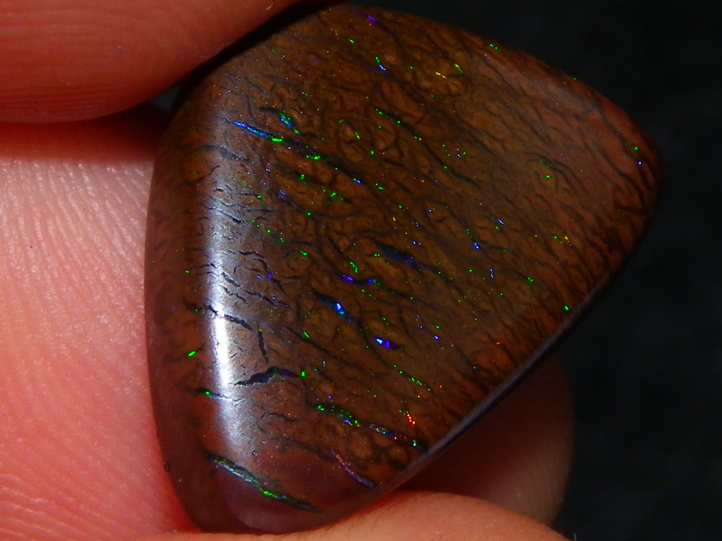 16 Cut/Polished Boulder/Koroit/Matrix Opal Cabs 192.5cts Fires/Patterns Australia