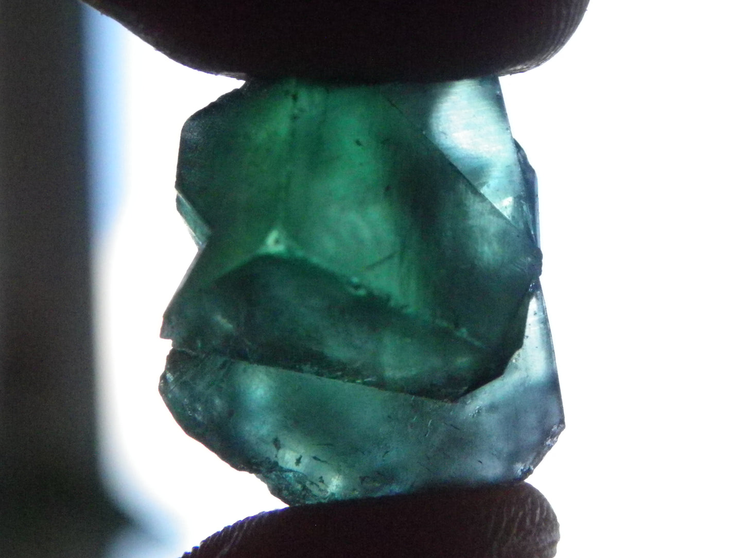 2 Nice Quality Green Fluorite Crystal specimens 79.4cts Diana Maria Mine Weardale UK