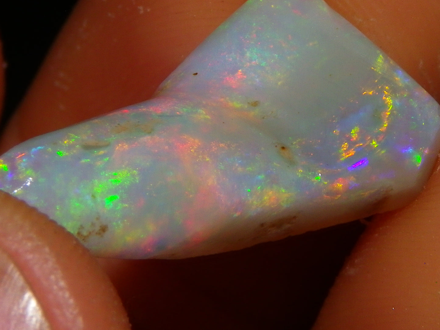 Nice Quality Rubbed/Rough Coober Pedy Opals 22.7cts seam/Fossil Fires :)