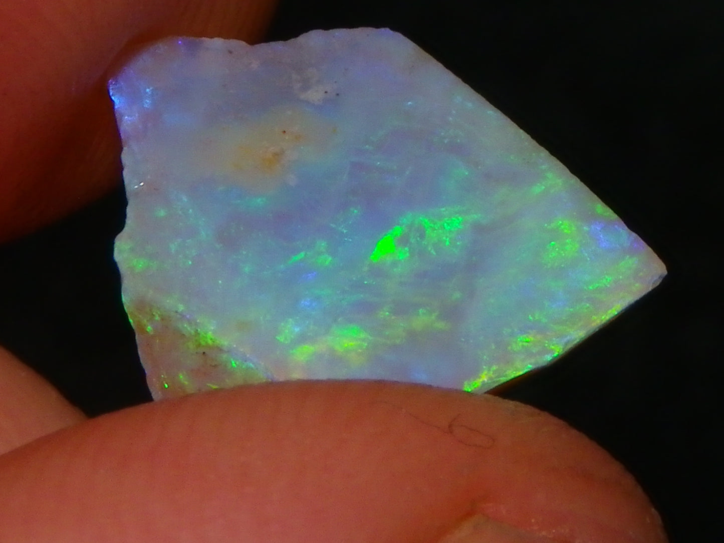 Nice Quality Rubbed/Rough Coober Pedy Opals 22.7cts seam/Fossil Fires :)