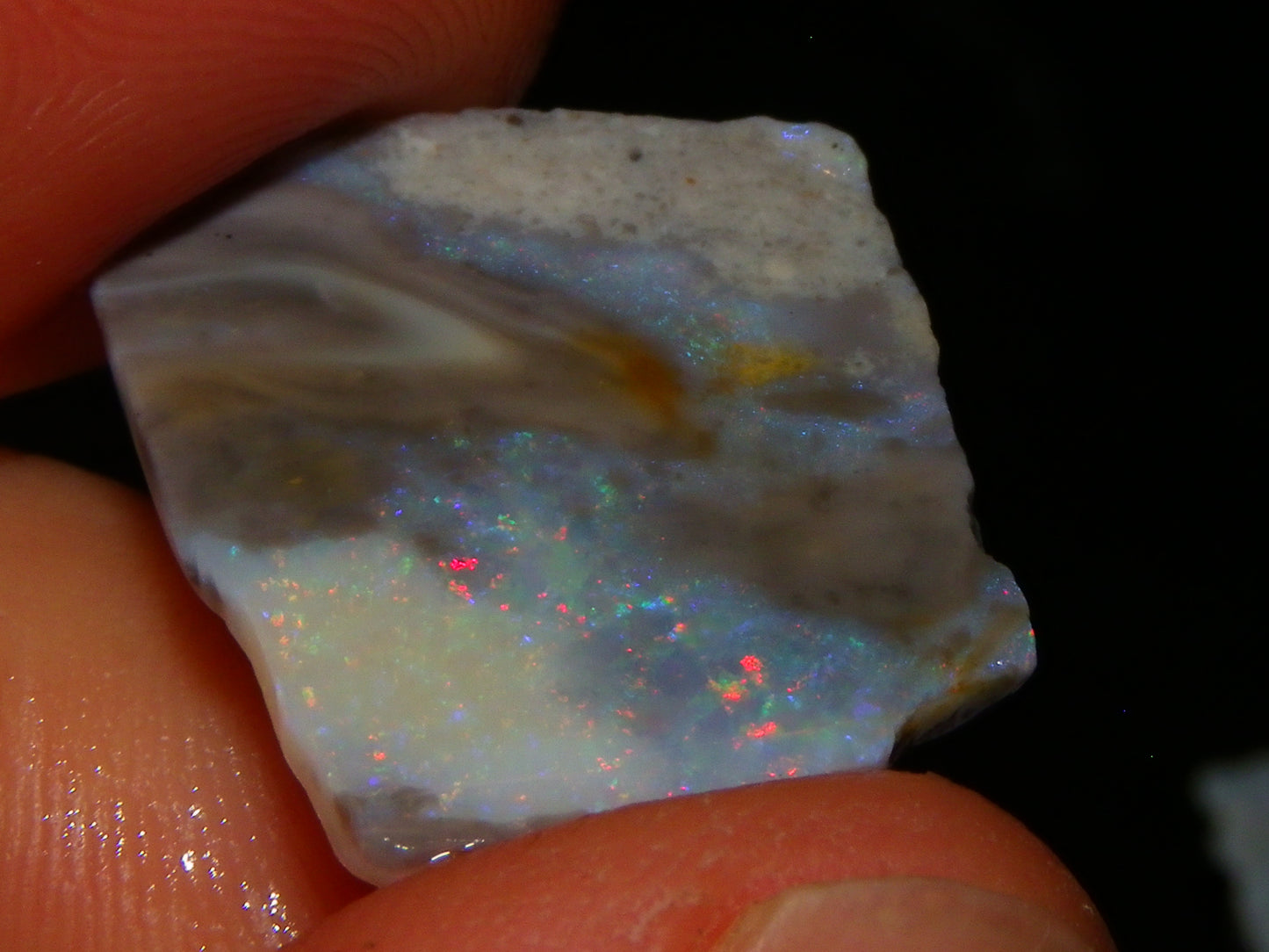 Nice Rough/Sliced Lightning Ridge Opals 79.8cts Multicolour Fires/Thin Specimens :)