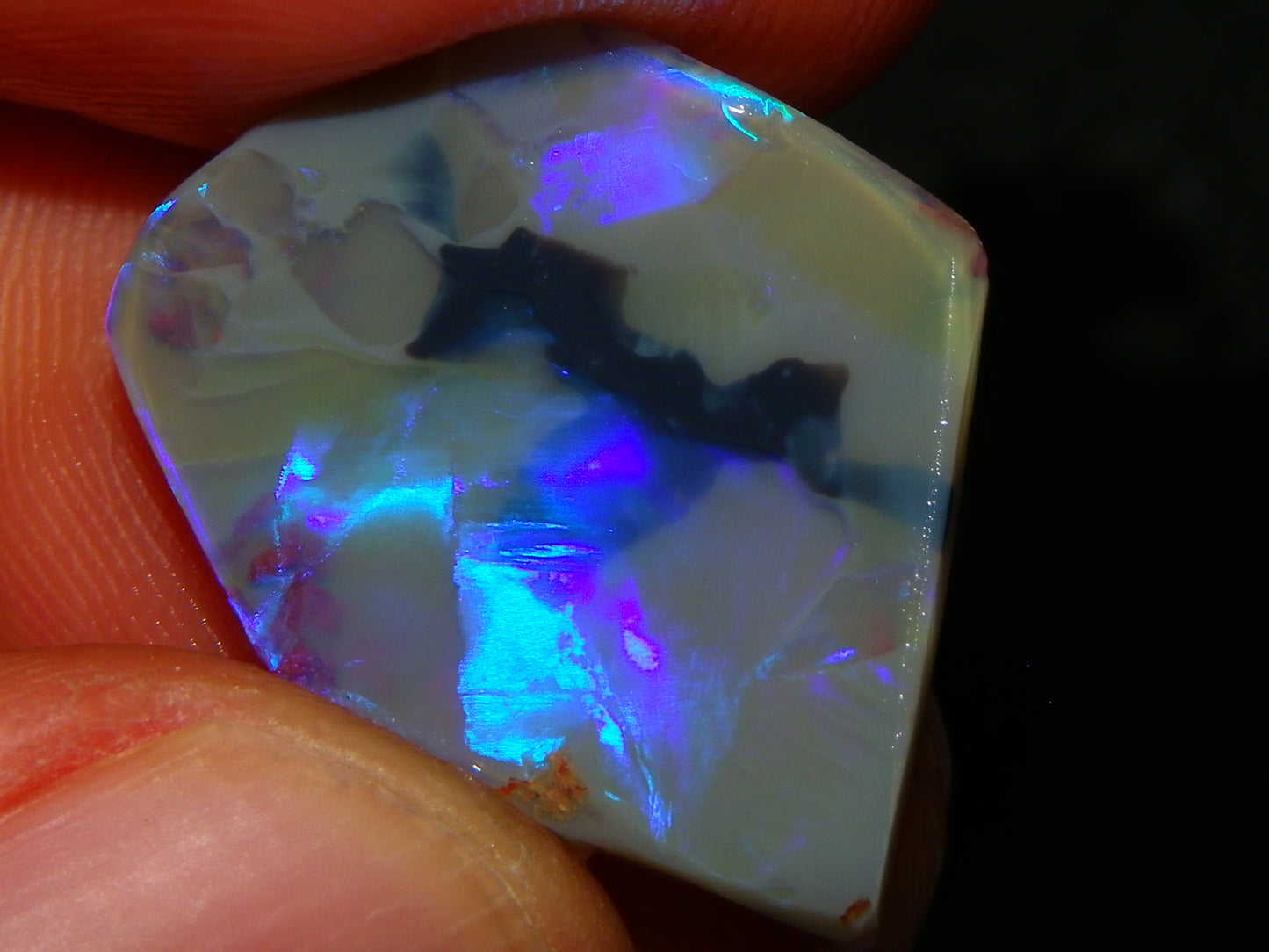 Nice Rubbed/Rough Opals 28.5cts Lightning Ridge South Australia Blue/Greens