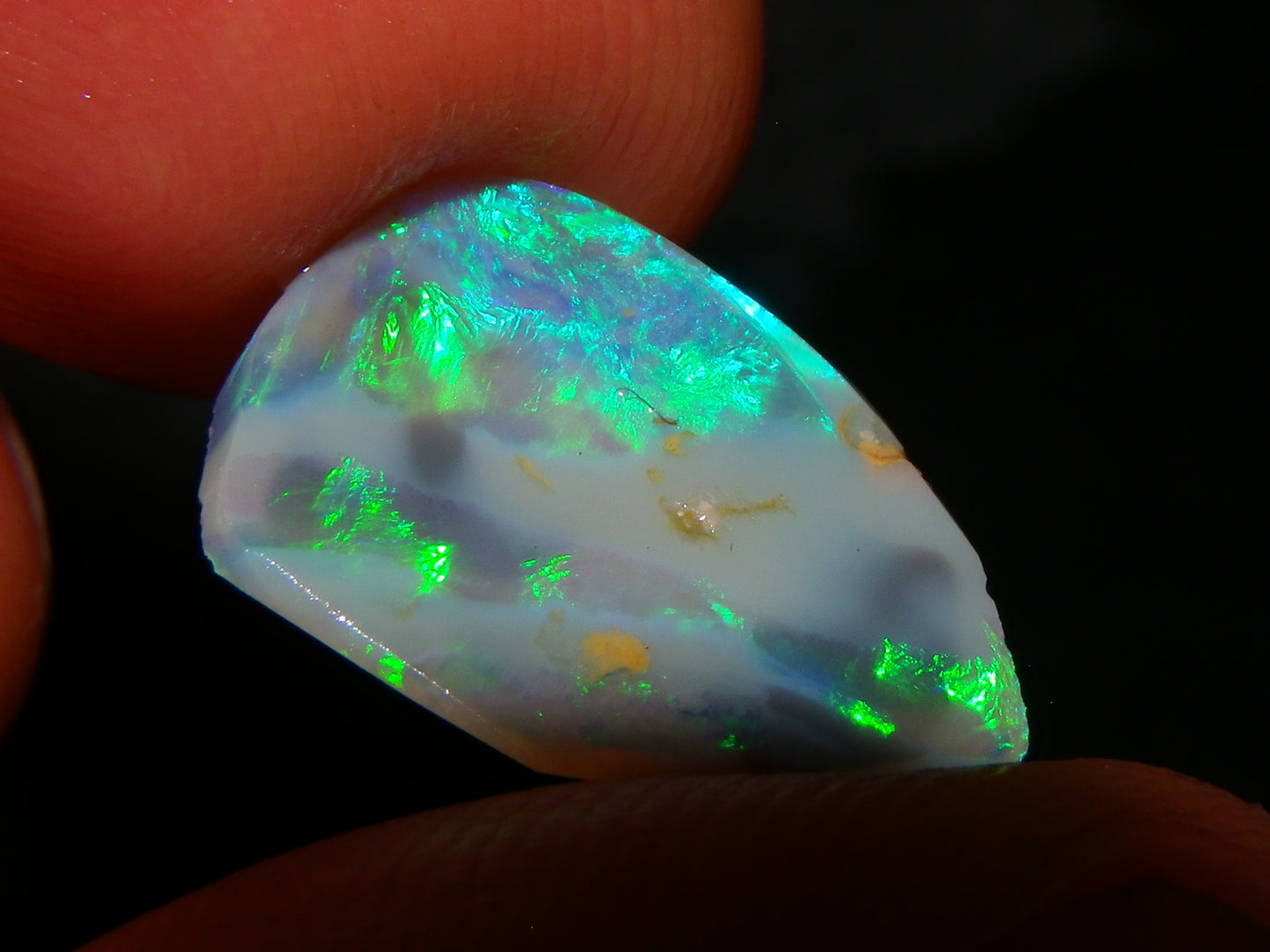 Nice Rubbed/Rough Opals 28.5cts Lightning Ridge South Australia Blue/Greens