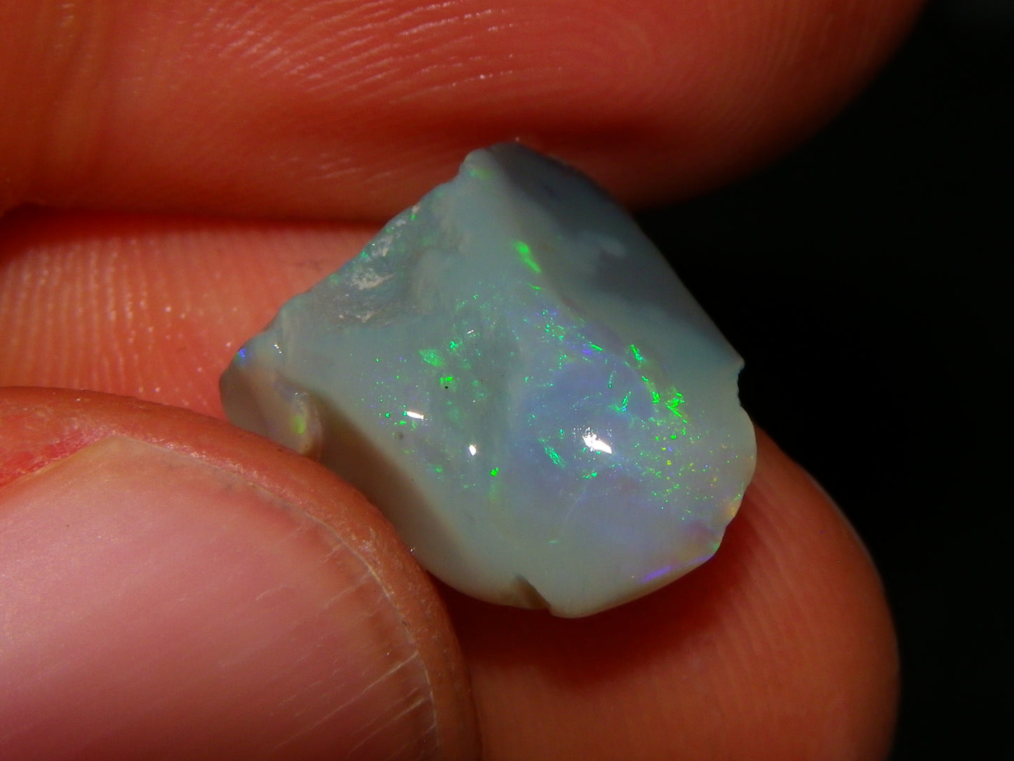 Nice Rubbed/Rough Opals 28.5cts Lightning Ridge South Australia Blue/Greens