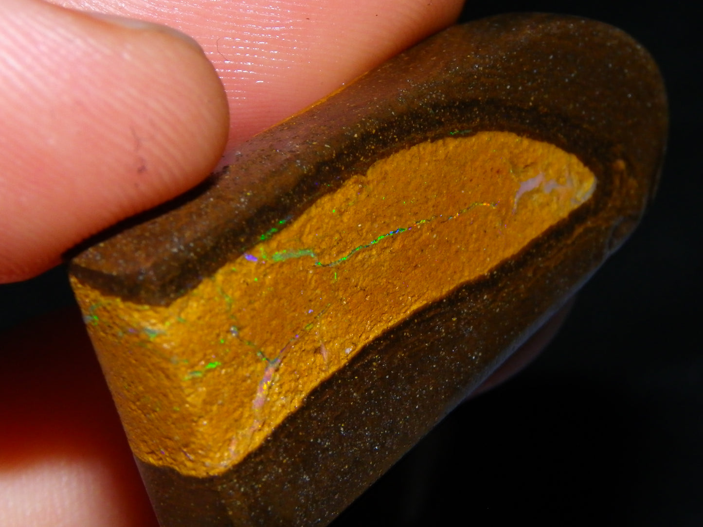 3 Rough/Rubbed Boulder Opals 198.6cts Queensland Australia Some Fires/Mixed Colours