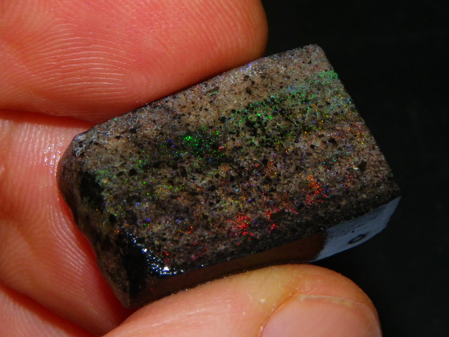 Nice Rough/Sliced/Treated Andamooka Matrix Opal Parcel 154cts Some Fires