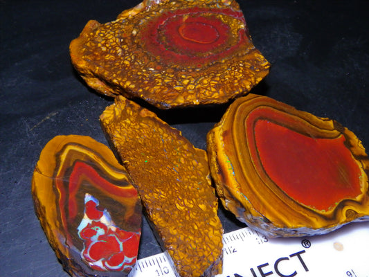 NIce Rough/Sliced Koroit Opal Parcel 1001cts Some Great Patterns/Slight Fires :)