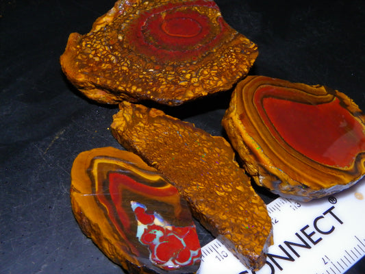 NIce Rough/Sliced Koroit Opal Parcel 1001cts Some Great Patterns/Slight Fires :)