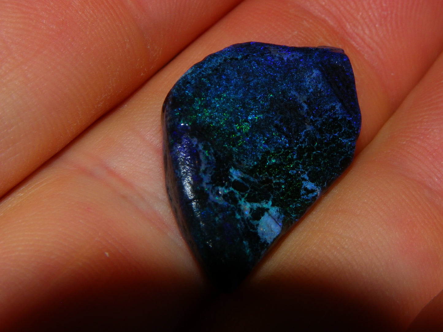 Nice Rough/sliced/Treated Andamooka Matrix Opals 143cts Blue/Green Fires :)