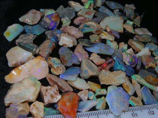 Nice Mixed Opal Rough Parcel 181cts Lightning Ridge/Coober Pedy/Andamooka Australia