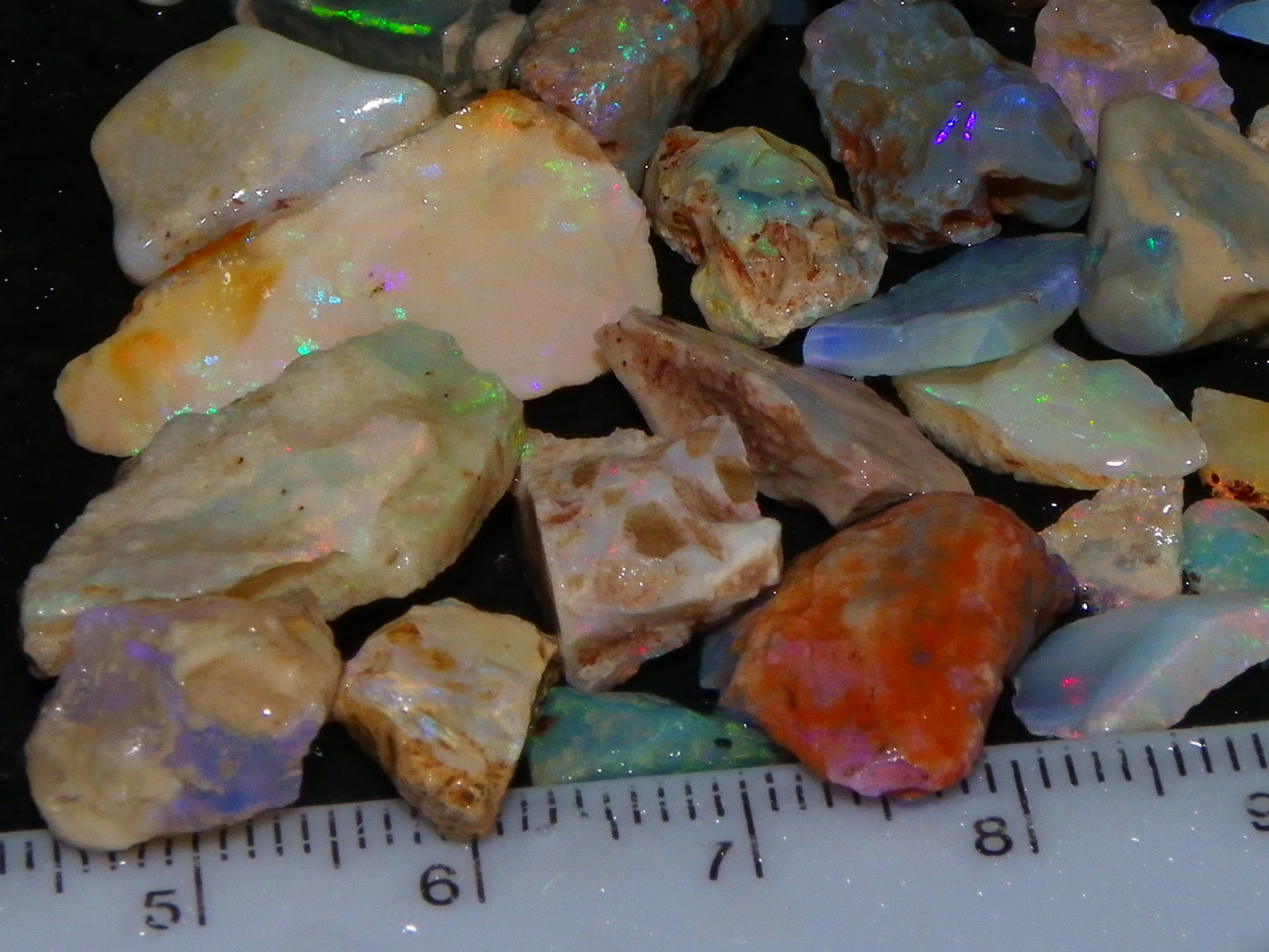 Nice Mixed Opal Rough Parcel 181cts Lightning Ridge/Coober Pedy/Andamooka Australia