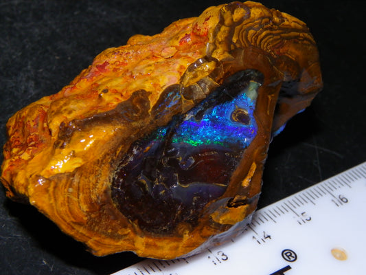 Nice Rough Boulder Opal Specimen 403cts winton Queensland Australia Blue/Greens