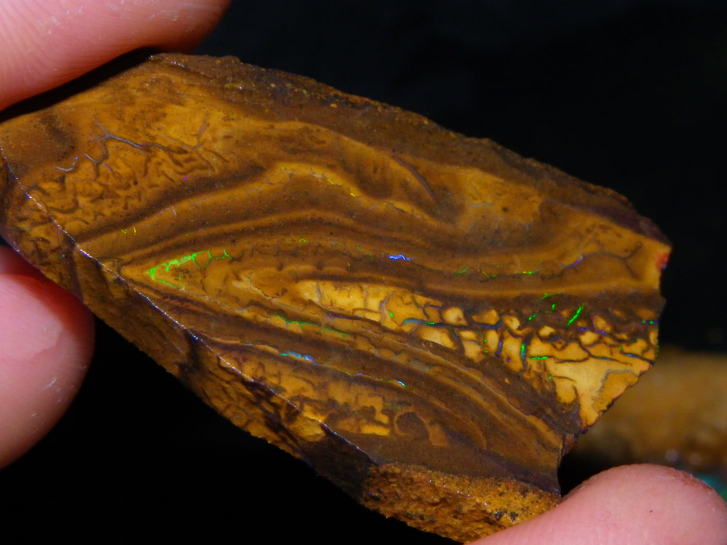 Nice Boulder/Matrix Opal Rough/Rubs Parcel 439cts Some Nice Fires :) Qld