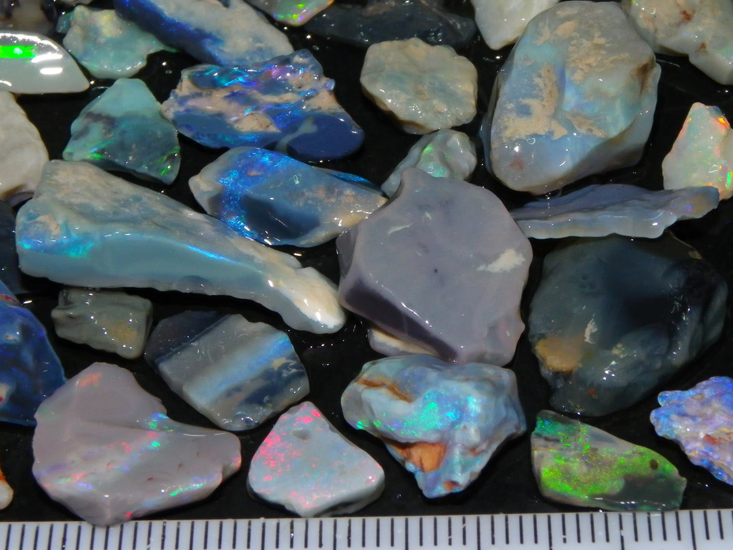 Nice Rough Lightning Ridge Opal Parcel 244cts Crystal/Seam/Nobby Fires Australia (P8)