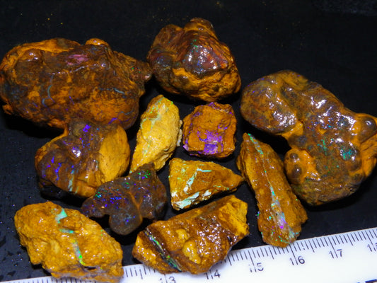 Nice Rough Opalton Matrix/Boulder Opal Parcel 551cts Queensland Australia