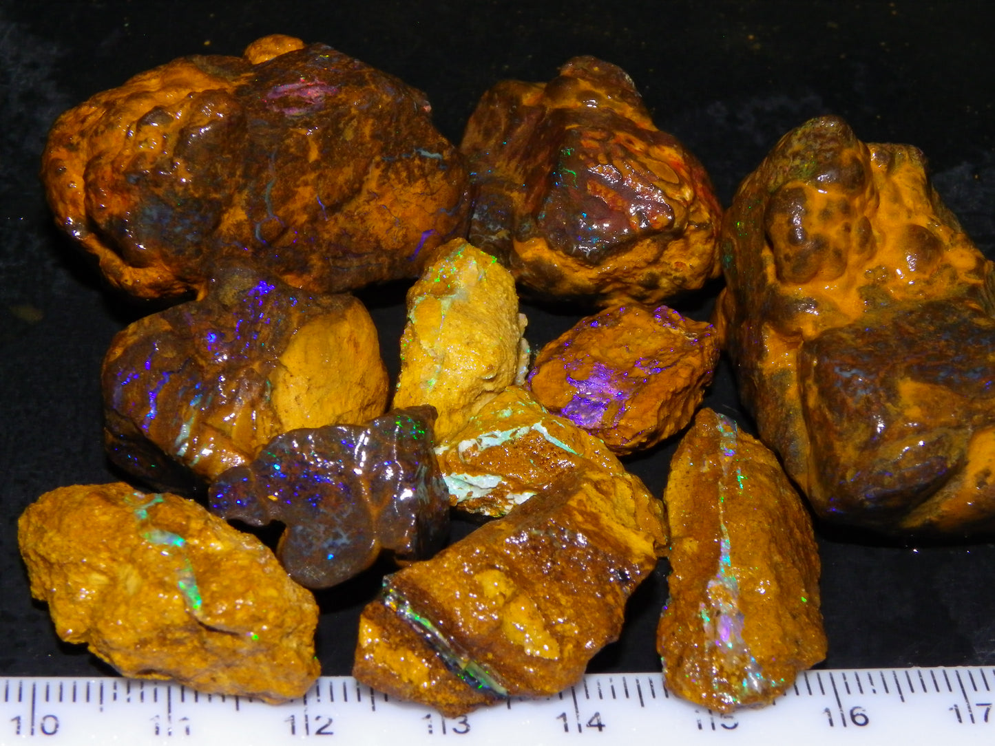 Nice Rough Opalton Matrix/Boulder Opal Parcel 551cts Queensland Australia